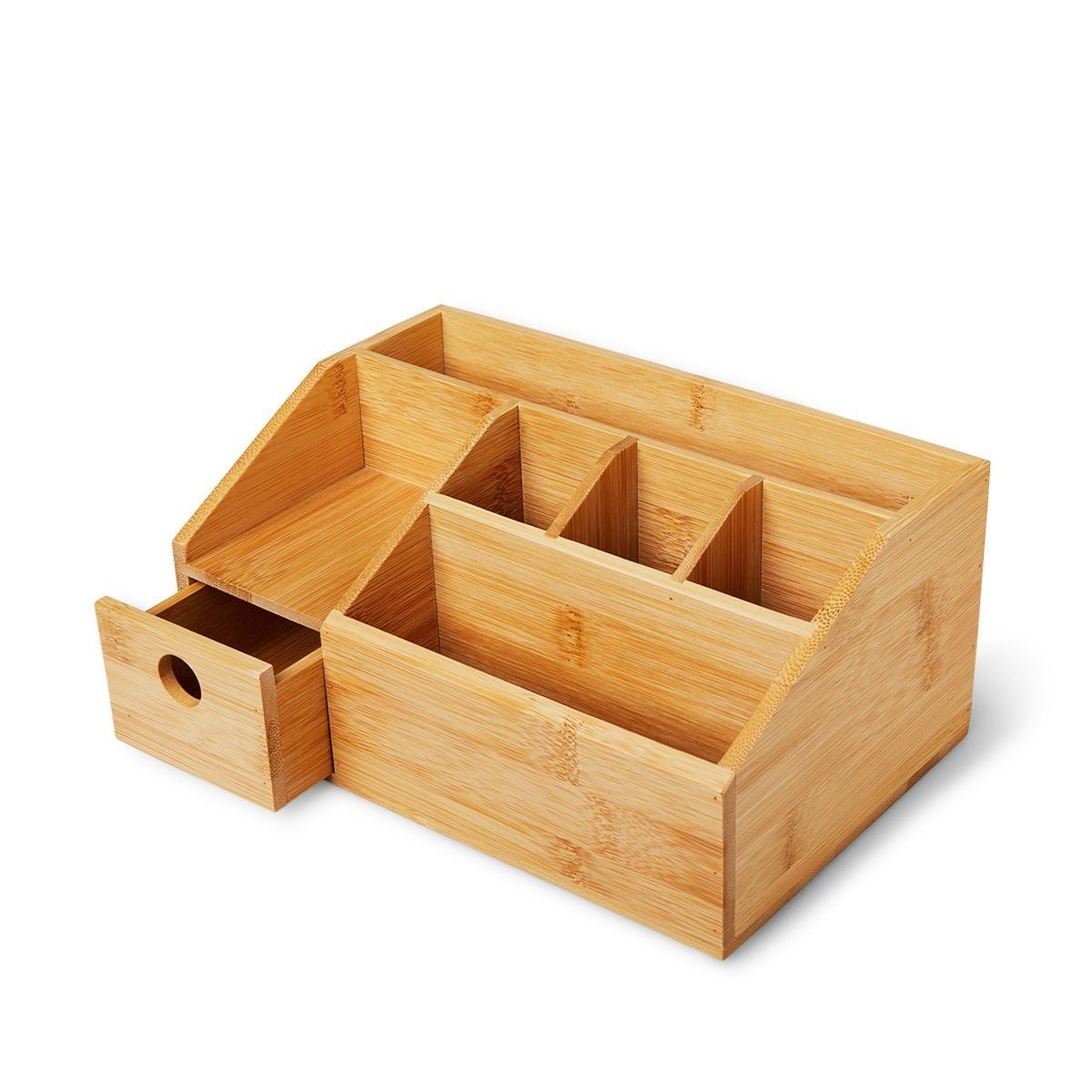 Bamboo make-up organiser