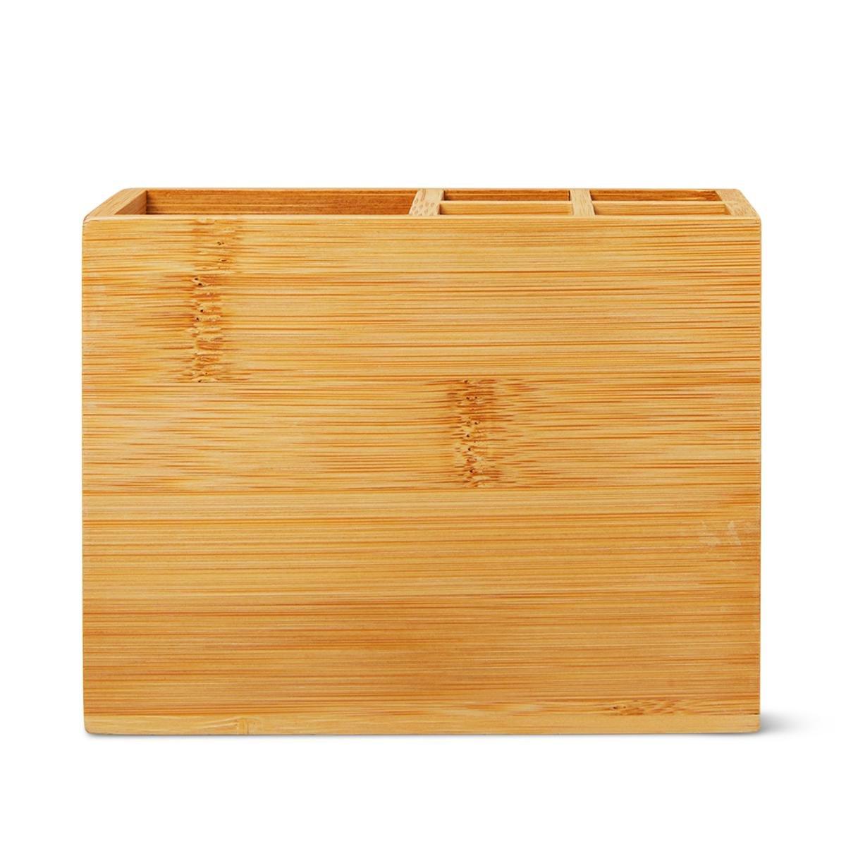 Bamboo make-up organiser