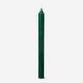Green candle. 25 cm