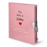Pink diary with lock