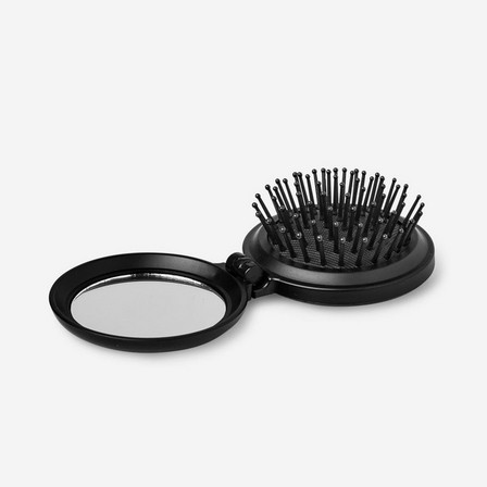 Black pocket hairbrush