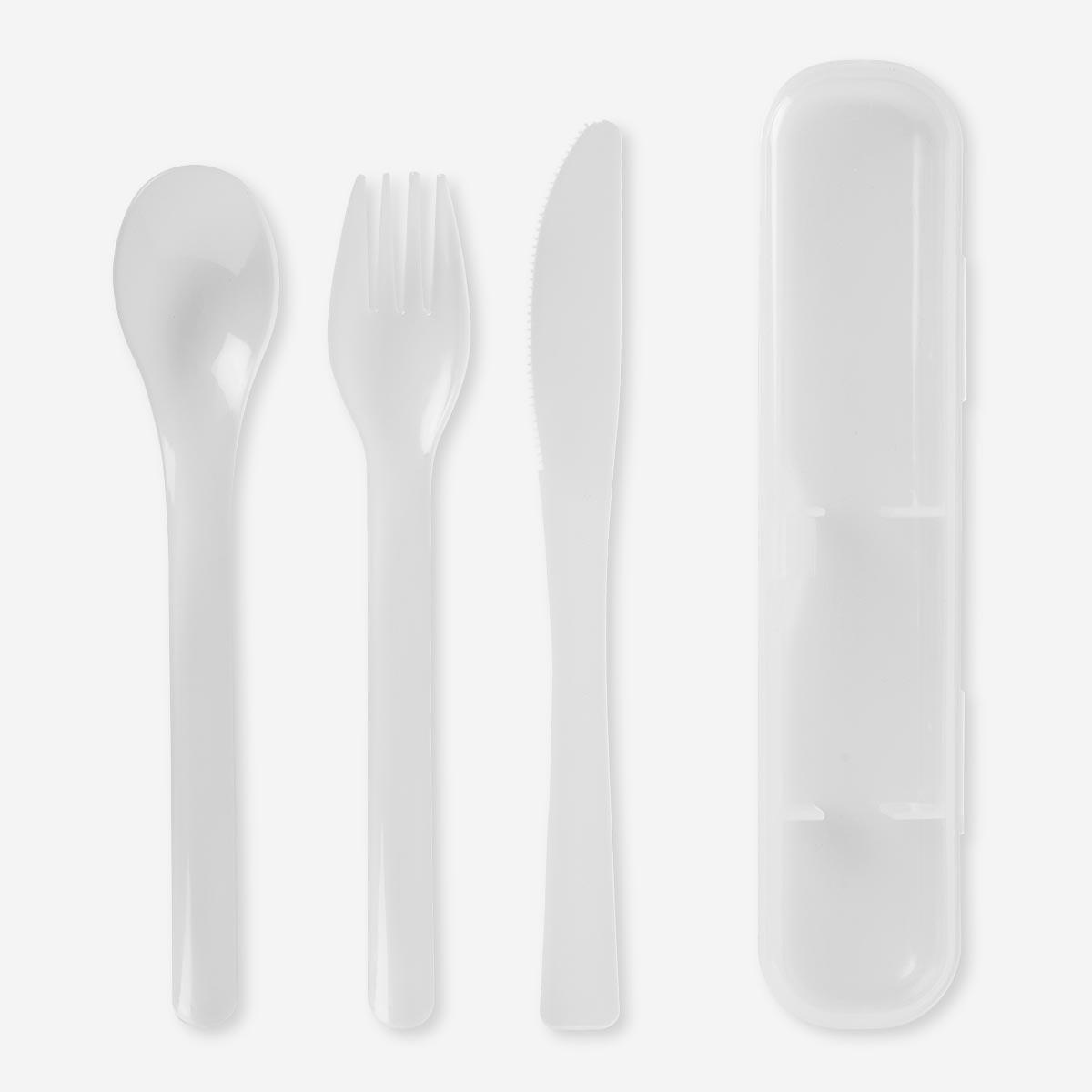 White Cutlery Set