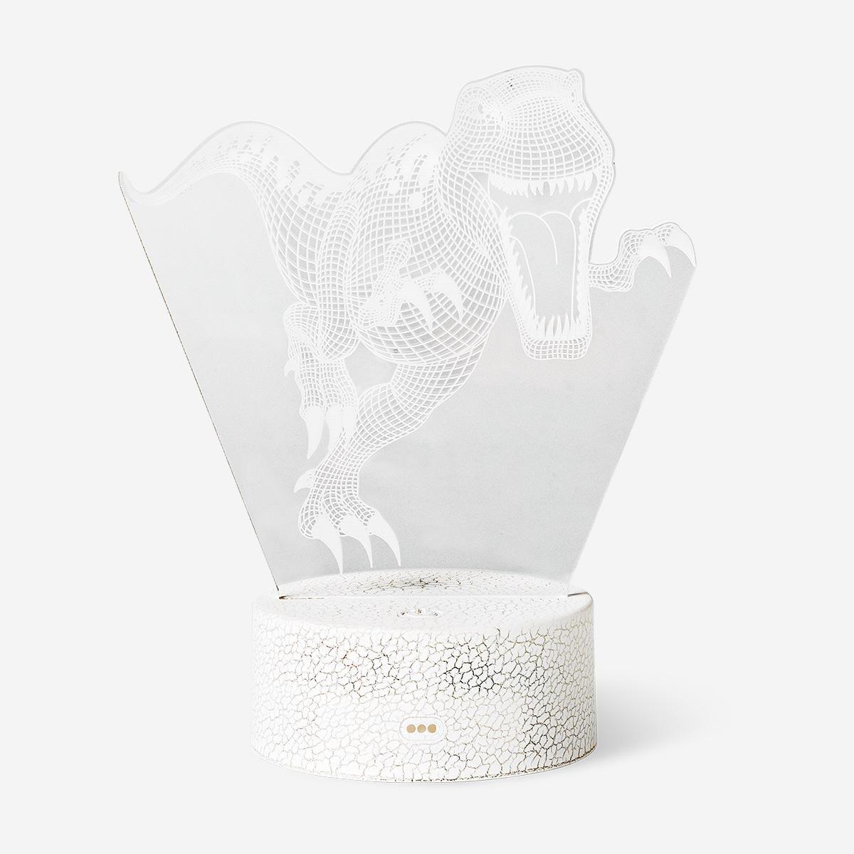 Blue dinosaur effect lamp