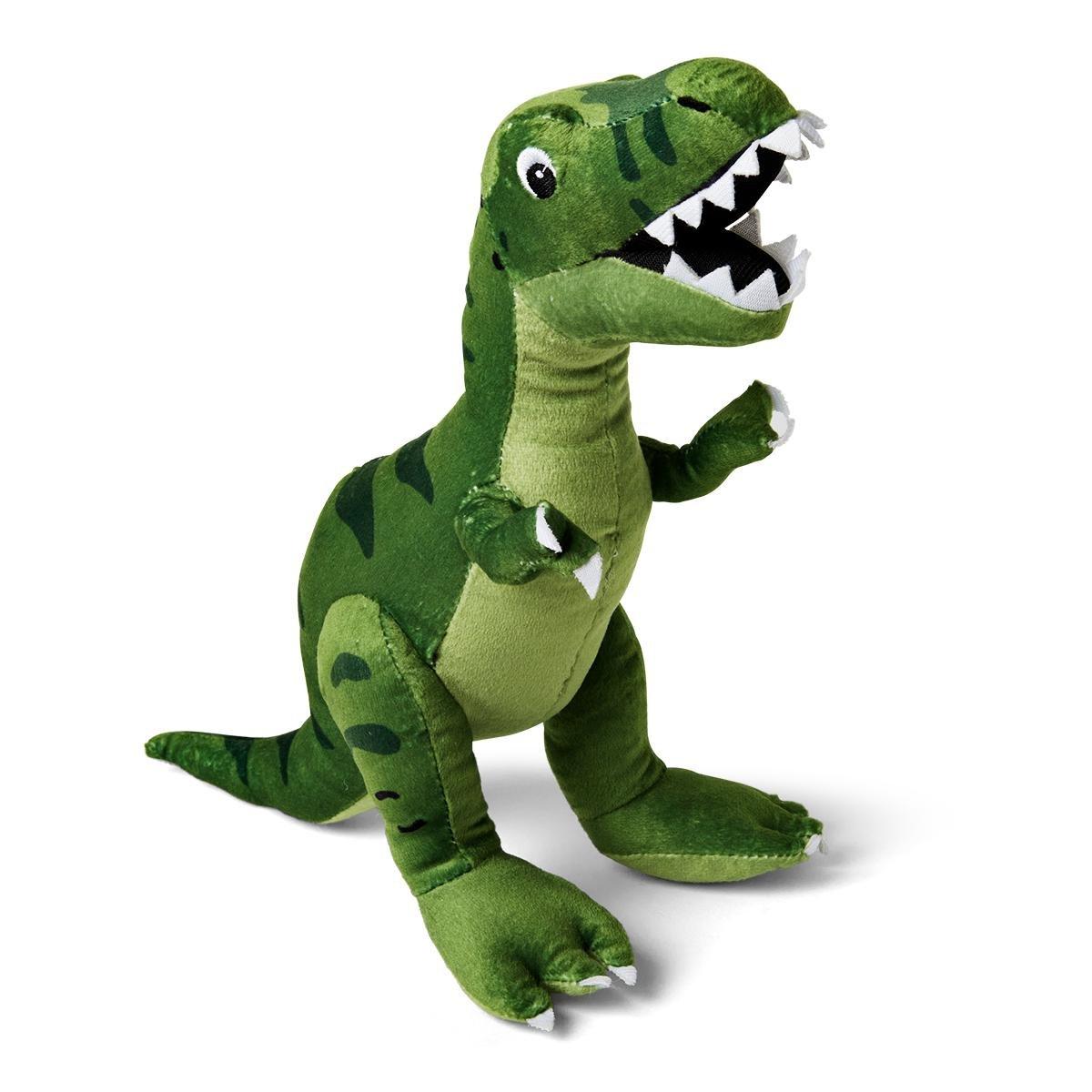 Green dinosaur soft plush