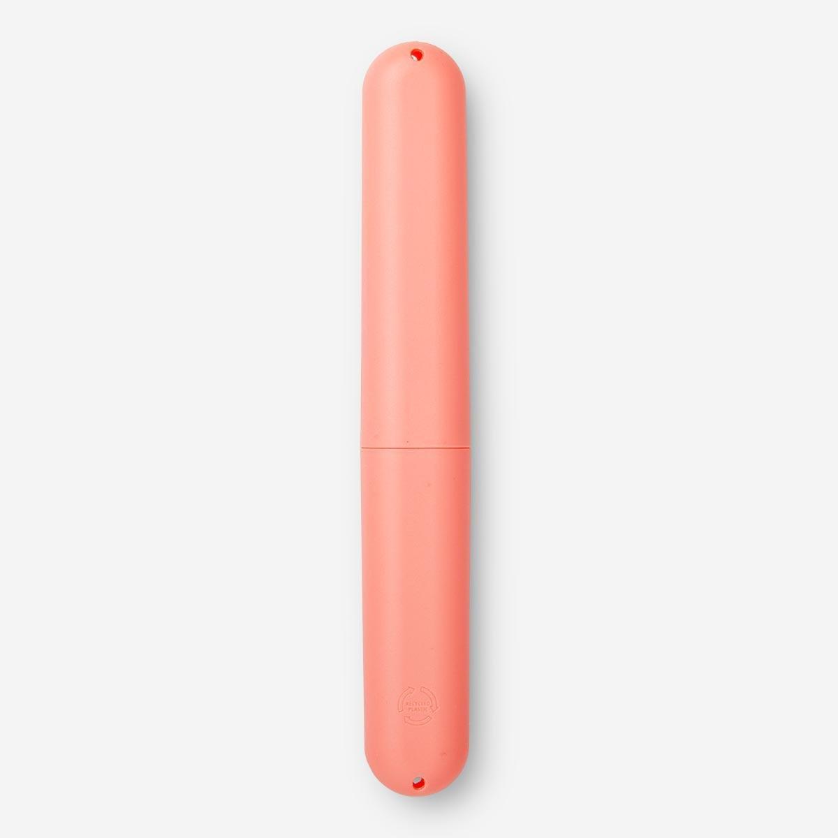 Pink toothbrush case