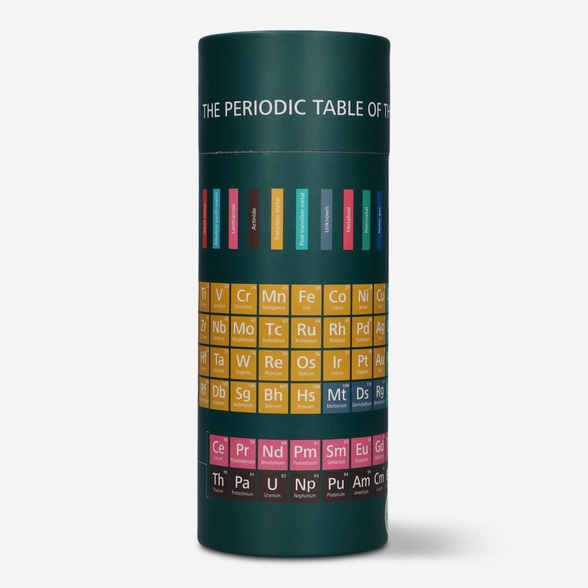 Green periodic table jigsaw puzzle