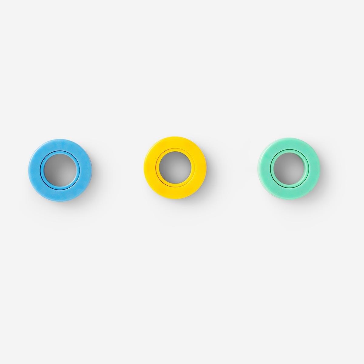 Multicolour magnetic rings fidget toy