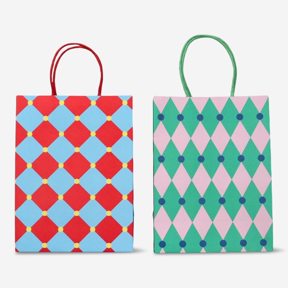 Multicolour gift bags