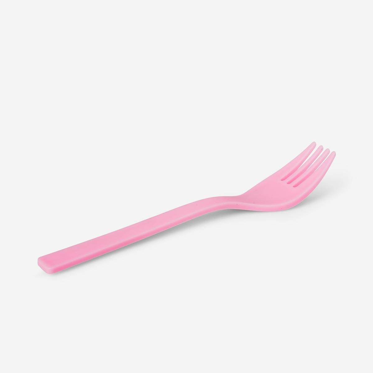 Multicolour strong plastic forks