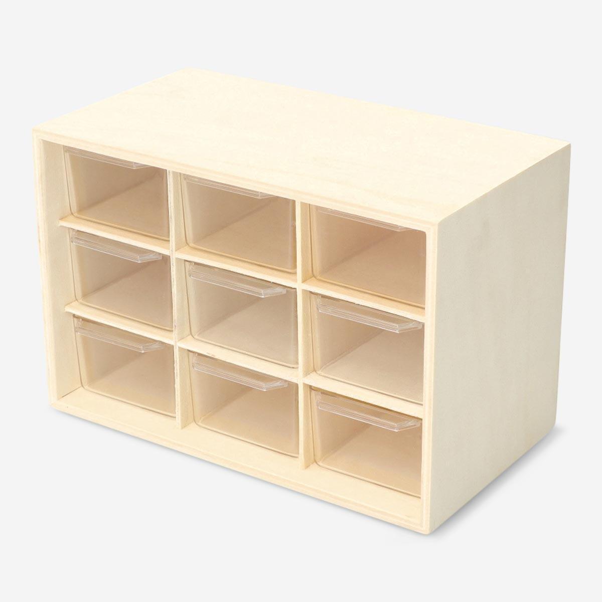 Multicolour crafts storage box organizer.