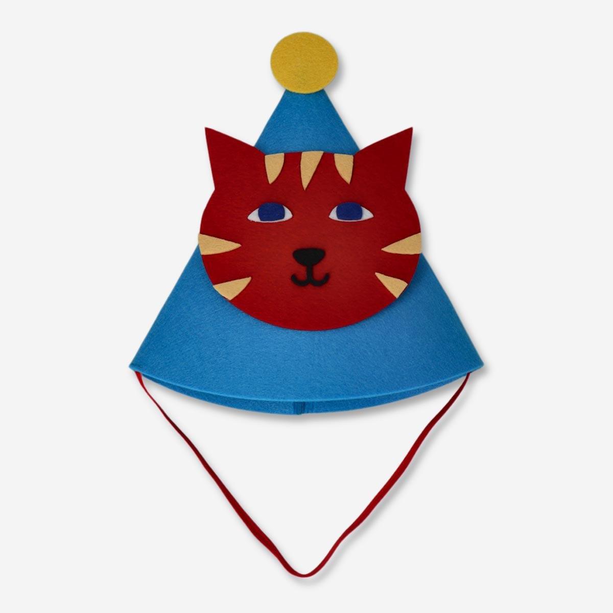 Cat felt part hat