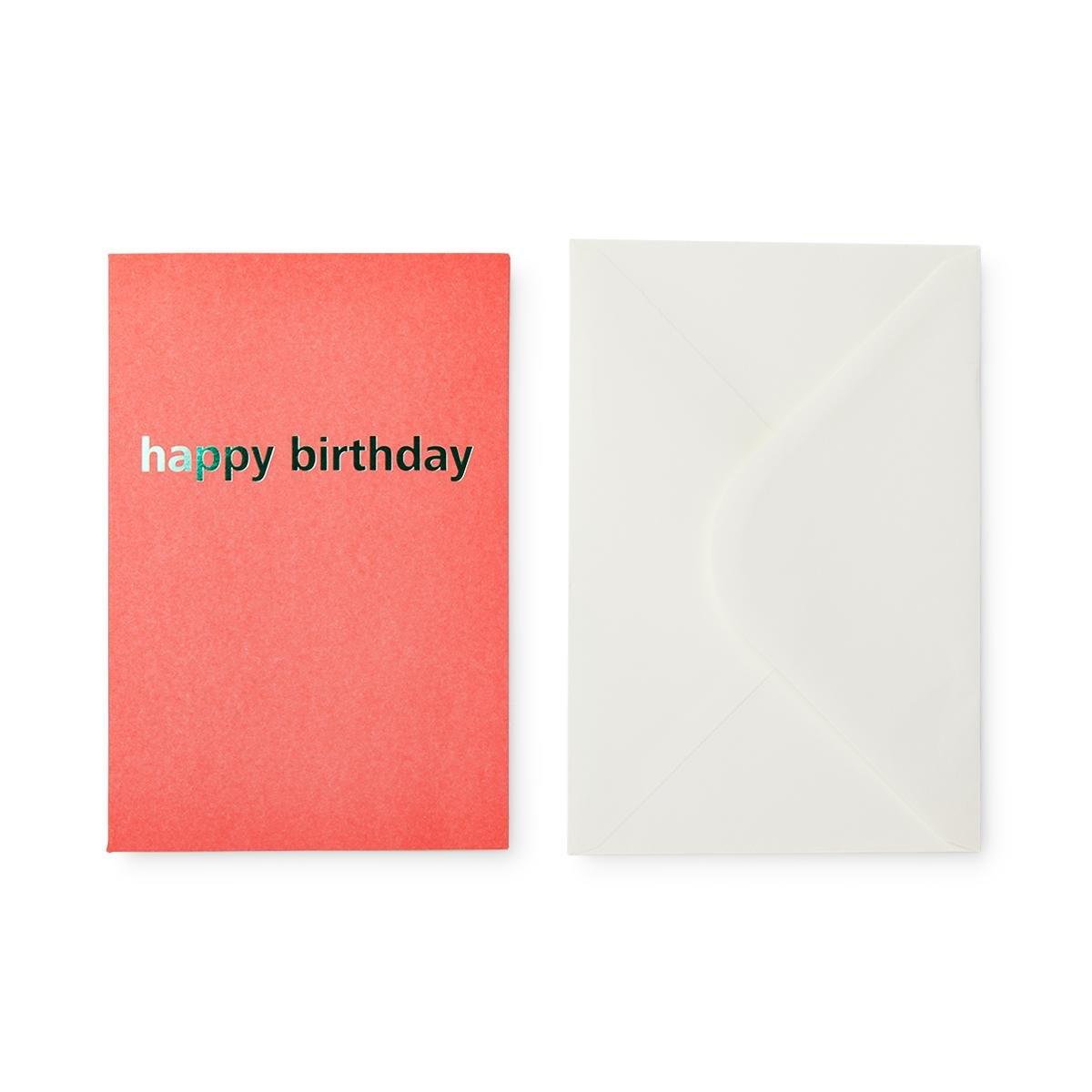 Red greeting card