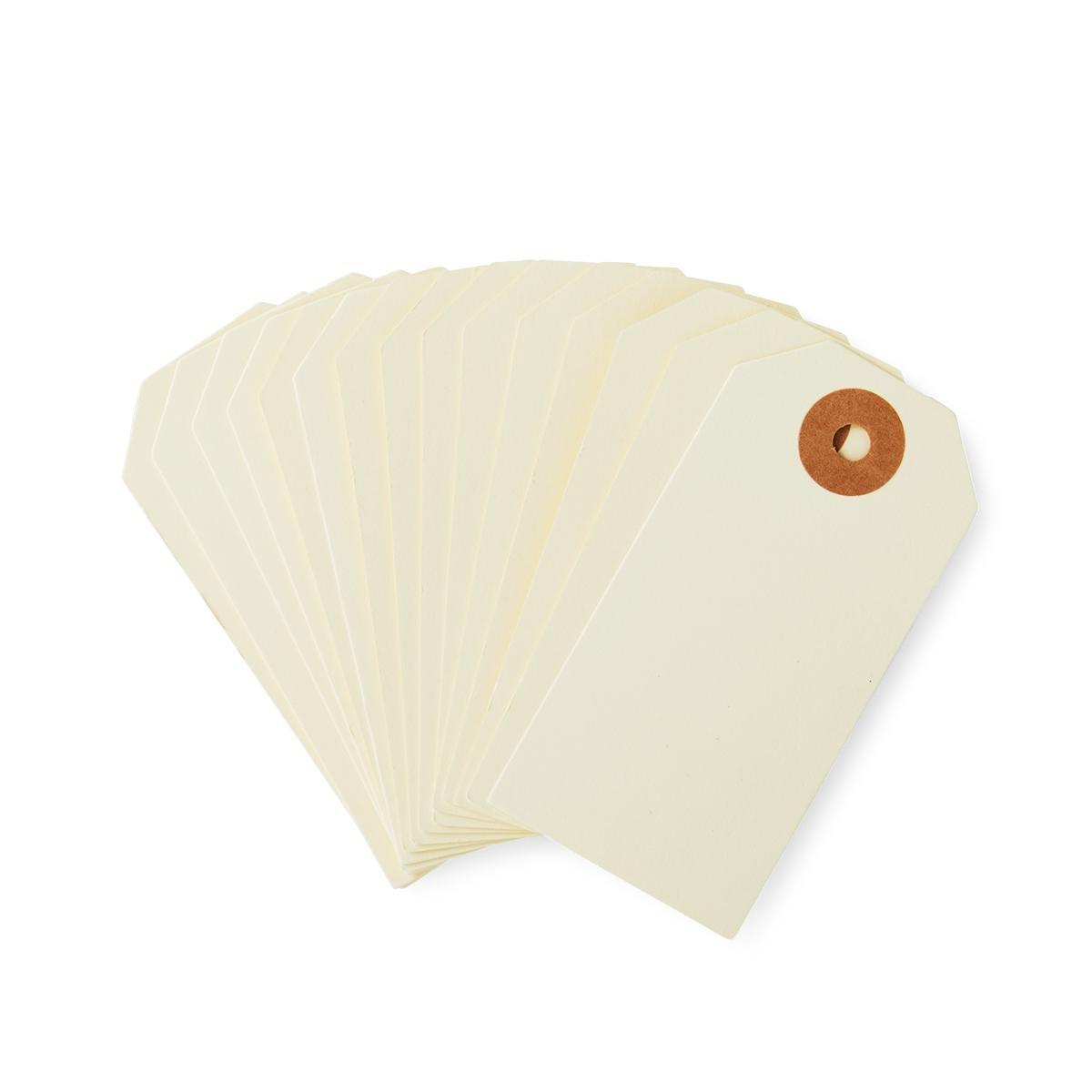 White cardboard gift tags