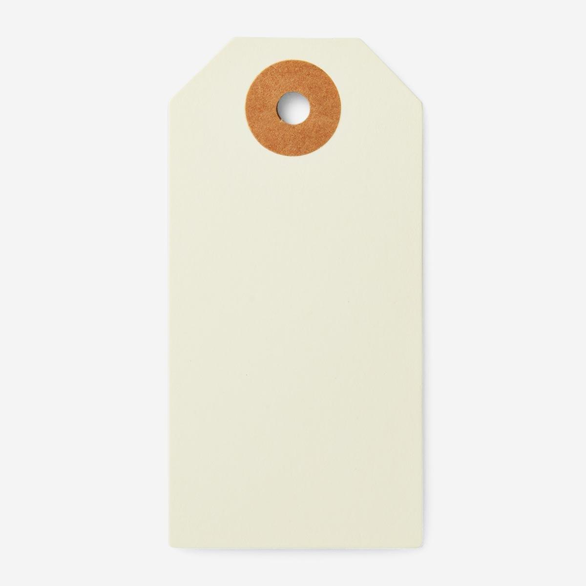 White cardboard gift tags