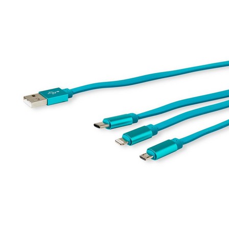 Blue charging cable