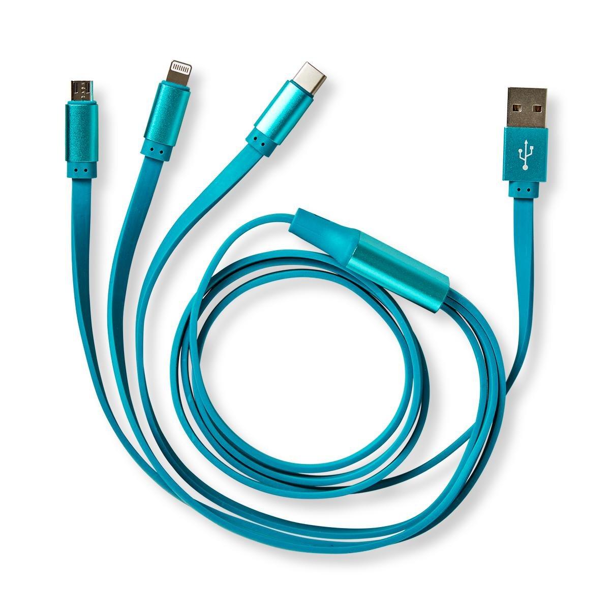 Blue charging cable