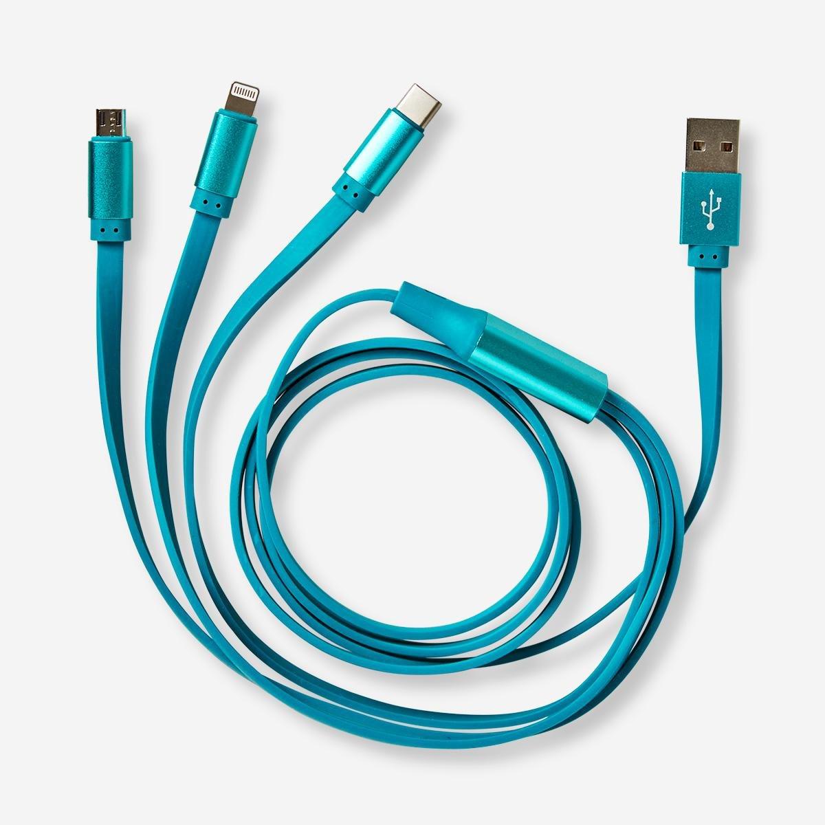 Blue charging cable