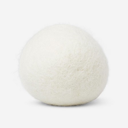 White tumble dryer ball