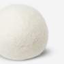 White tumble dryer ball