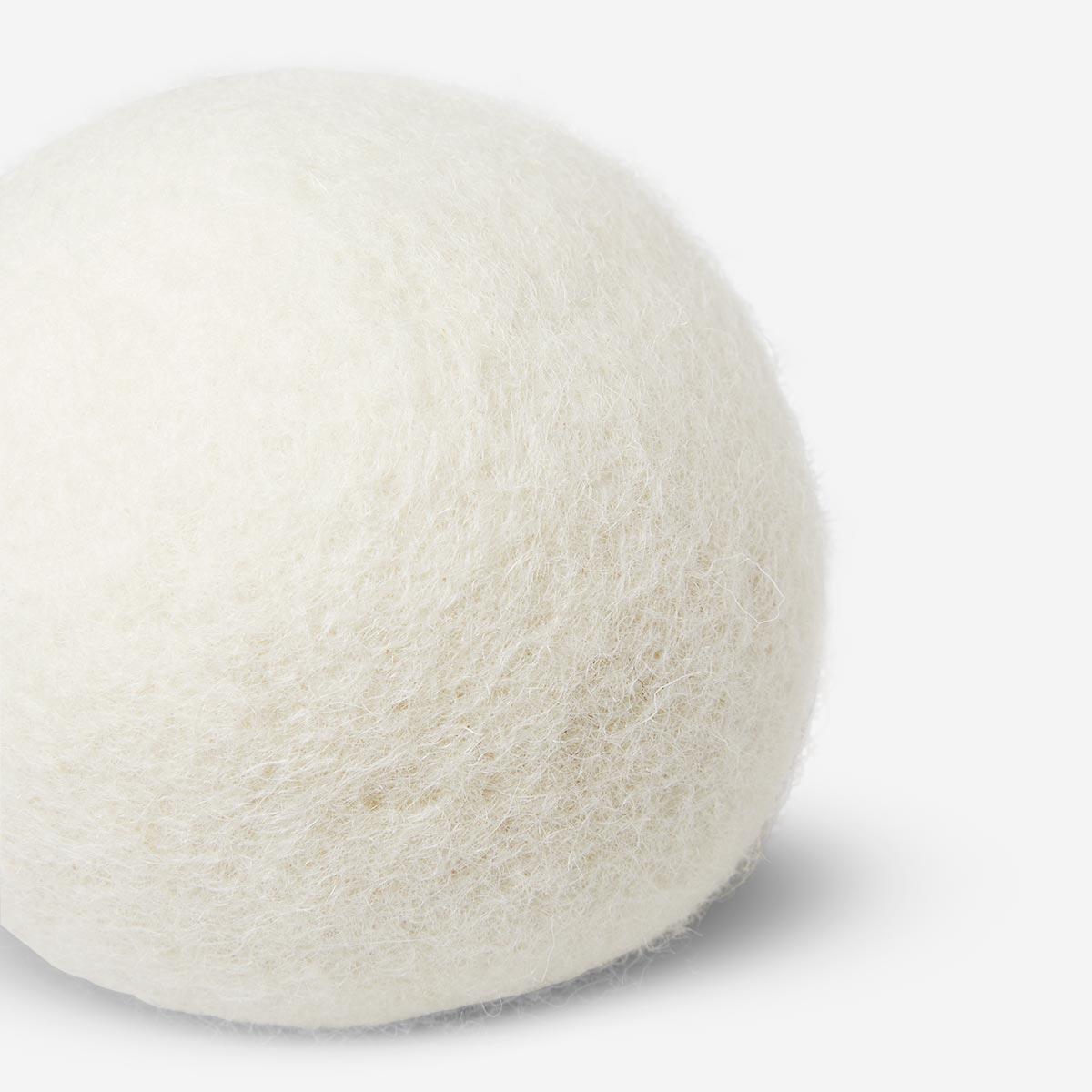 White tumble dryer ball