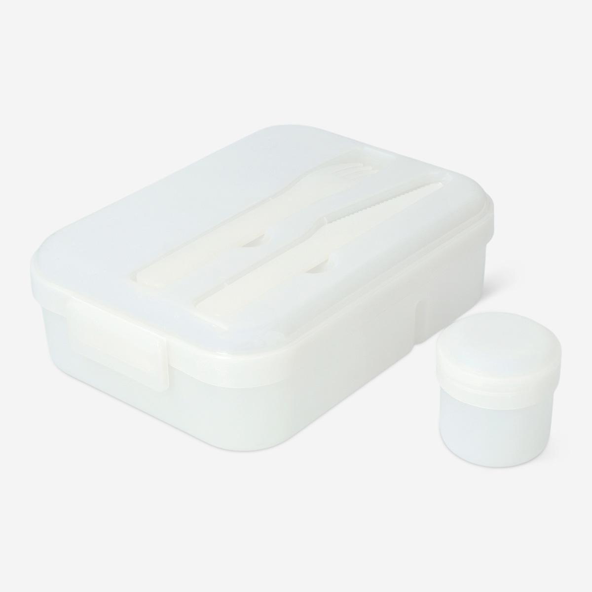 White lunch box