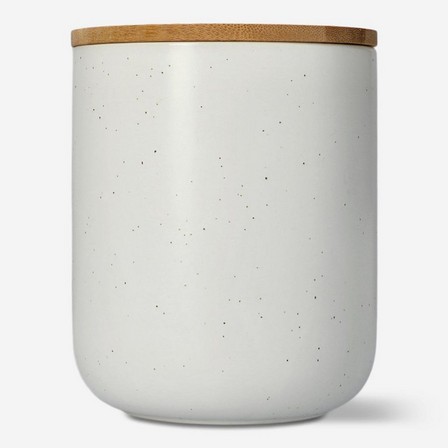 White storage jar. 13 cm
