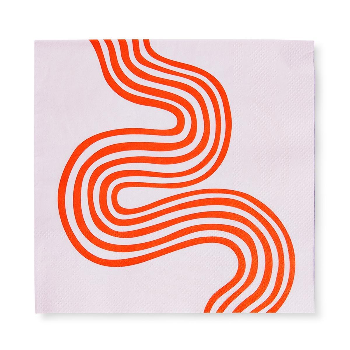 White serviettes napkins