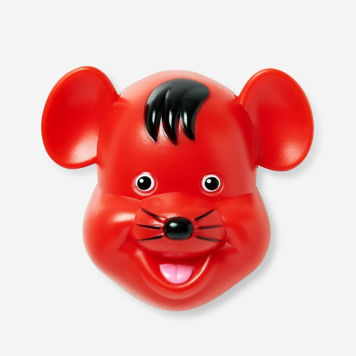 Red Mouse wall toothbrush holder
