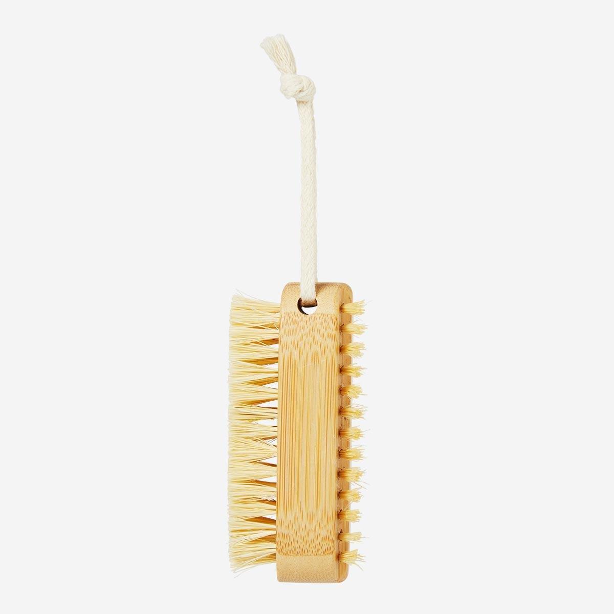 Beige Bamboo nail brush