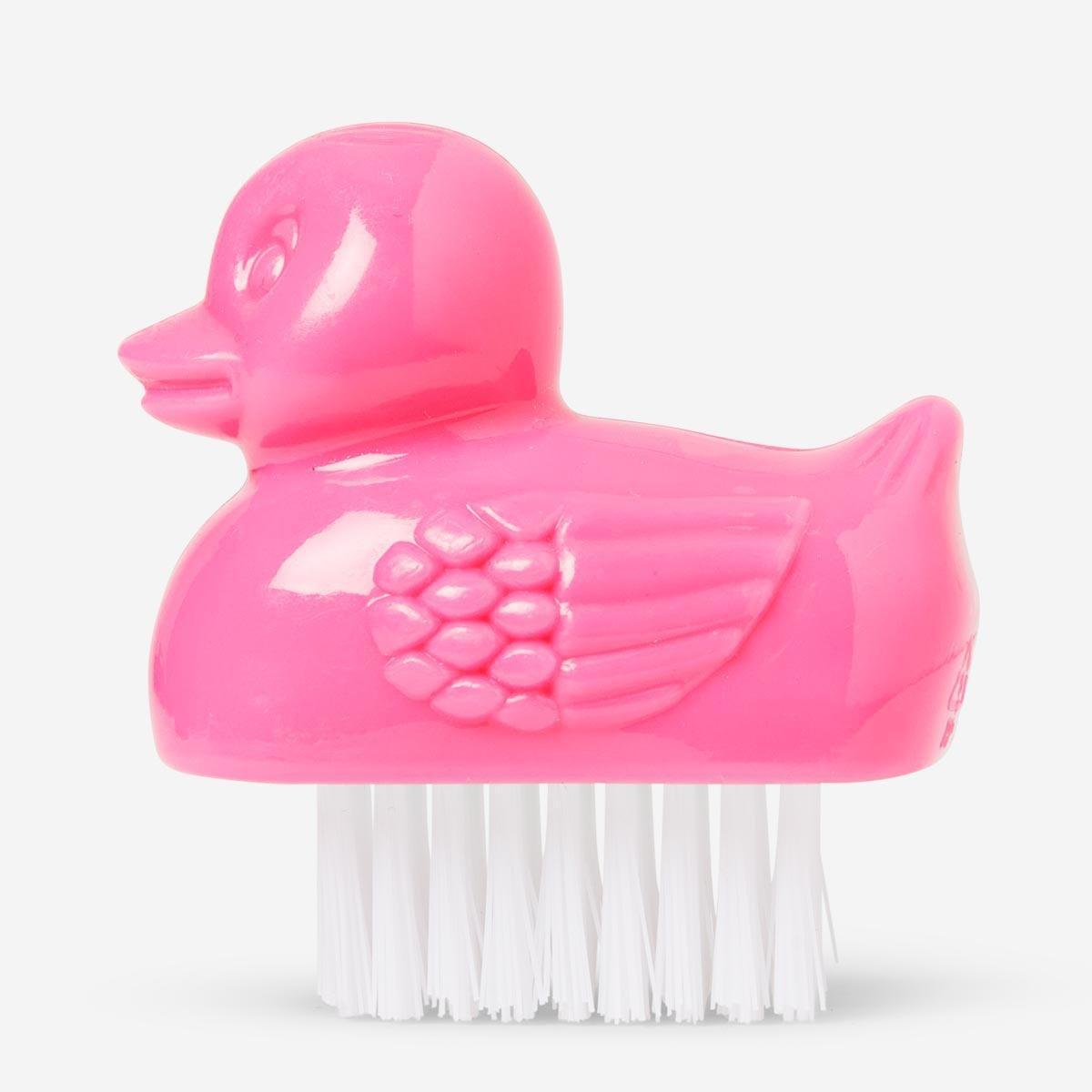 Pink duck nailbrush