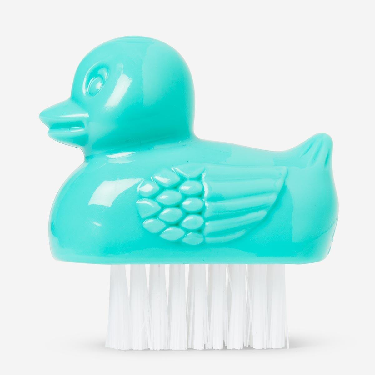 Turquoise duck nailbrush