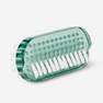 Green recycled plastic nail brush