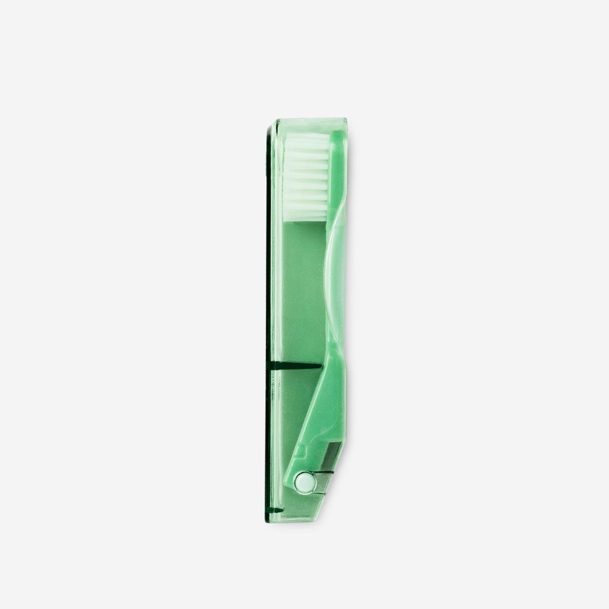 Green travel toothbrush