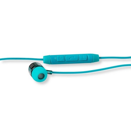 Blue earphones