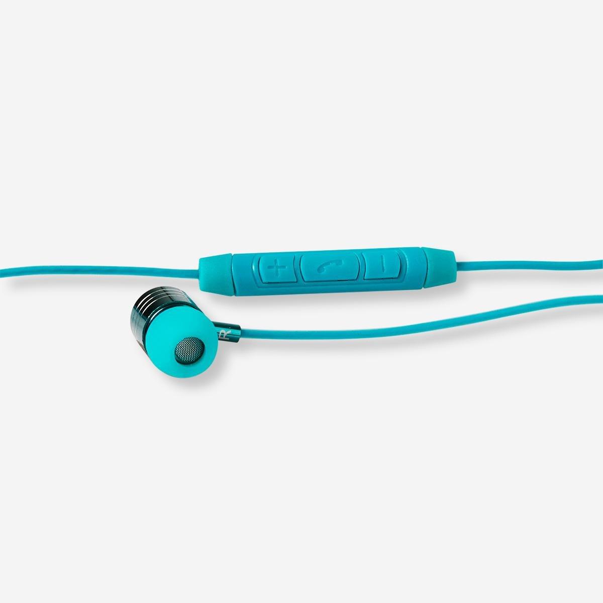 Blue earphones