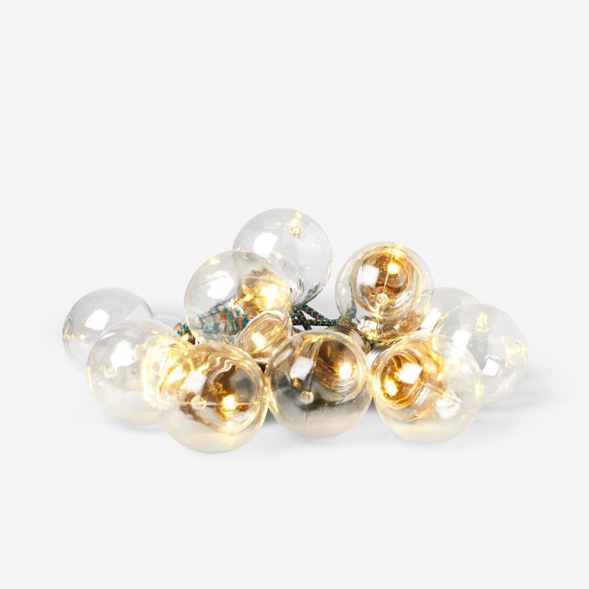 Yellow string lights. 285 cm