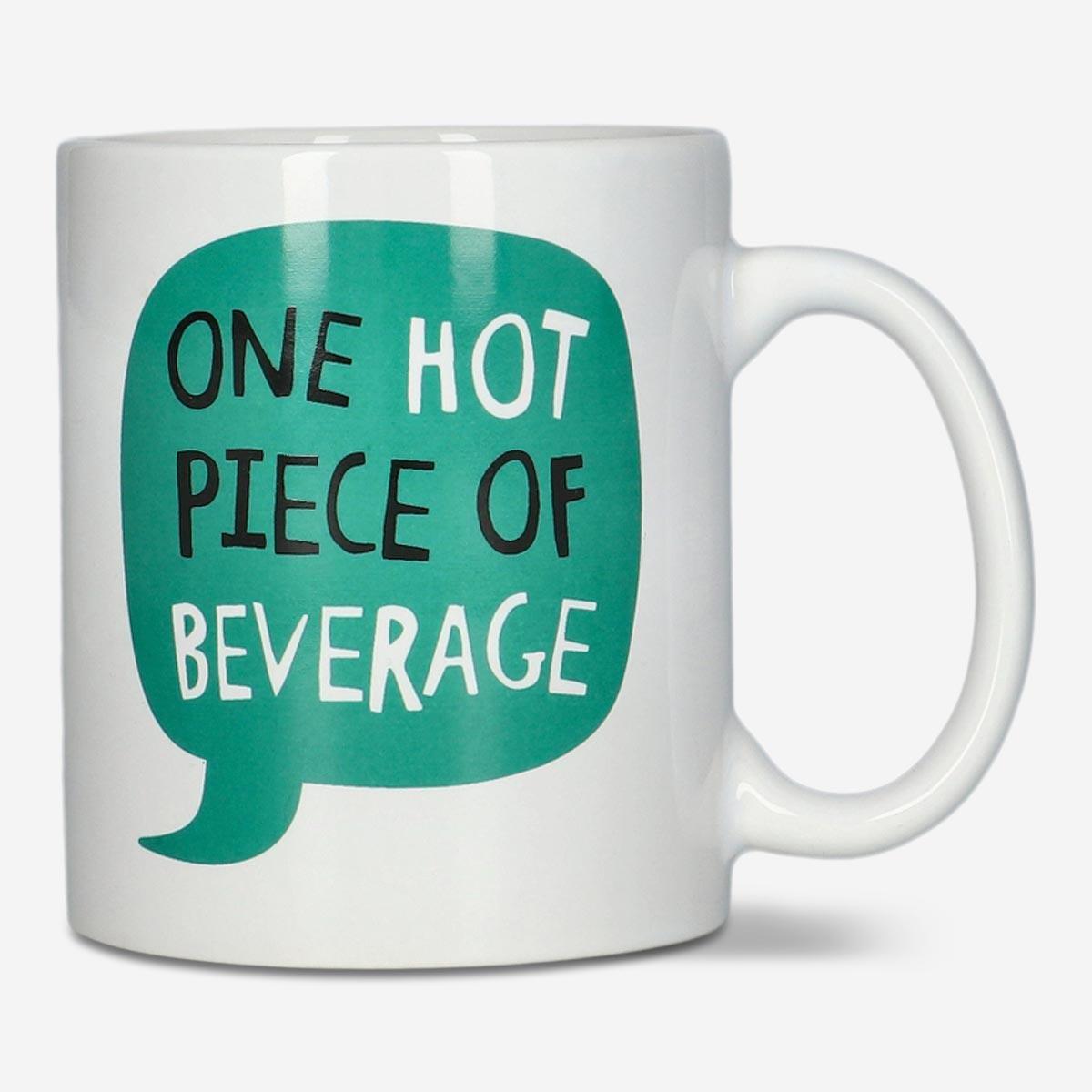 White ceramic mug