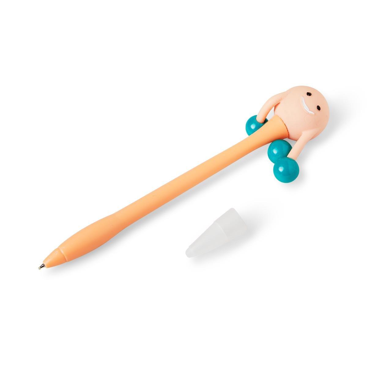 Orange decorative ballpoint pen