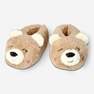 Beige soft bear slippers. size 38-39