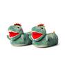Green dinosaur plush slippers. size 38/39