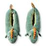 Green dinosaur plush slippers. size 40/41
