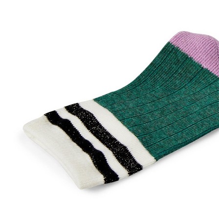 White top green socks. size 39-41