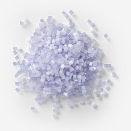 Purple glass beads