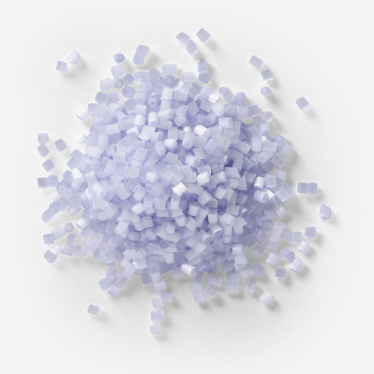 Purple glass beads