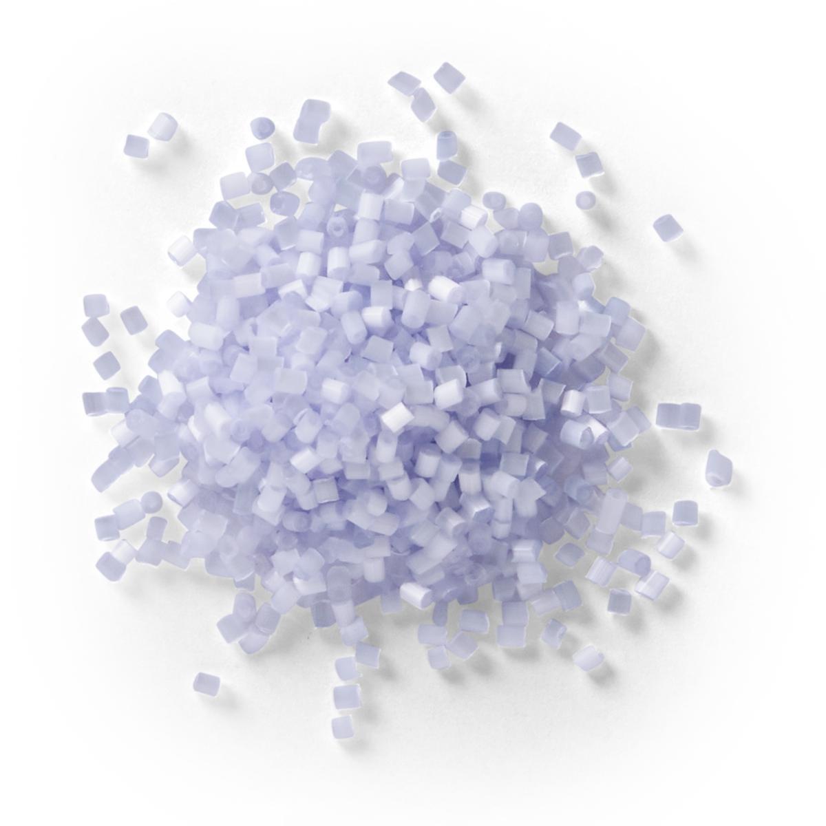 Purple glass beads