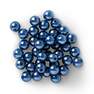 Blue plastic beads