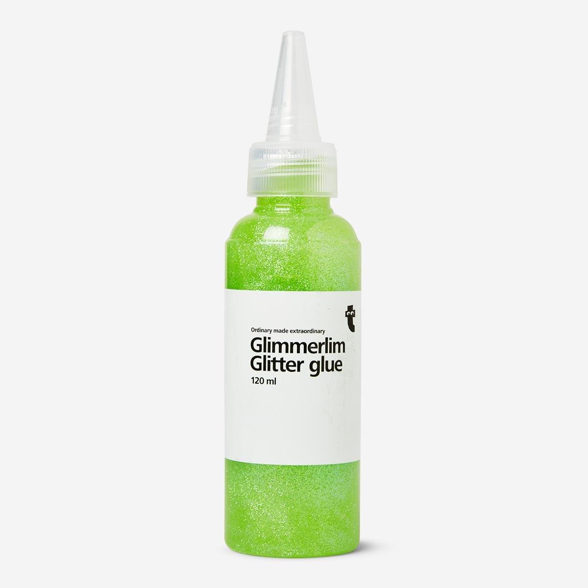 Green glitter glue
