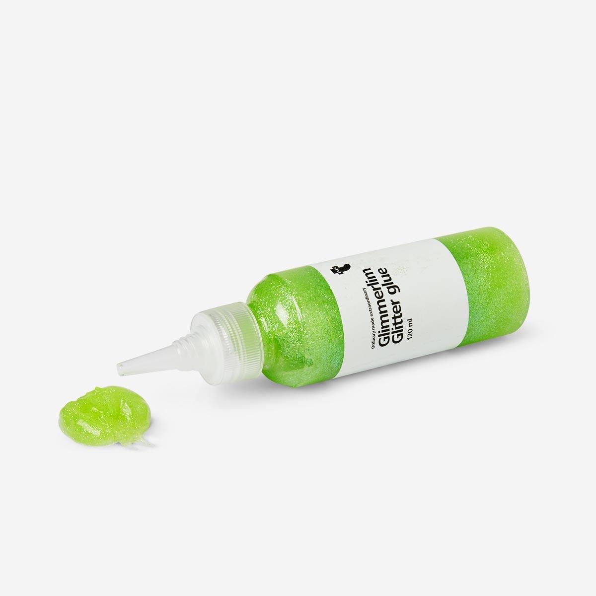 Green glitter glue