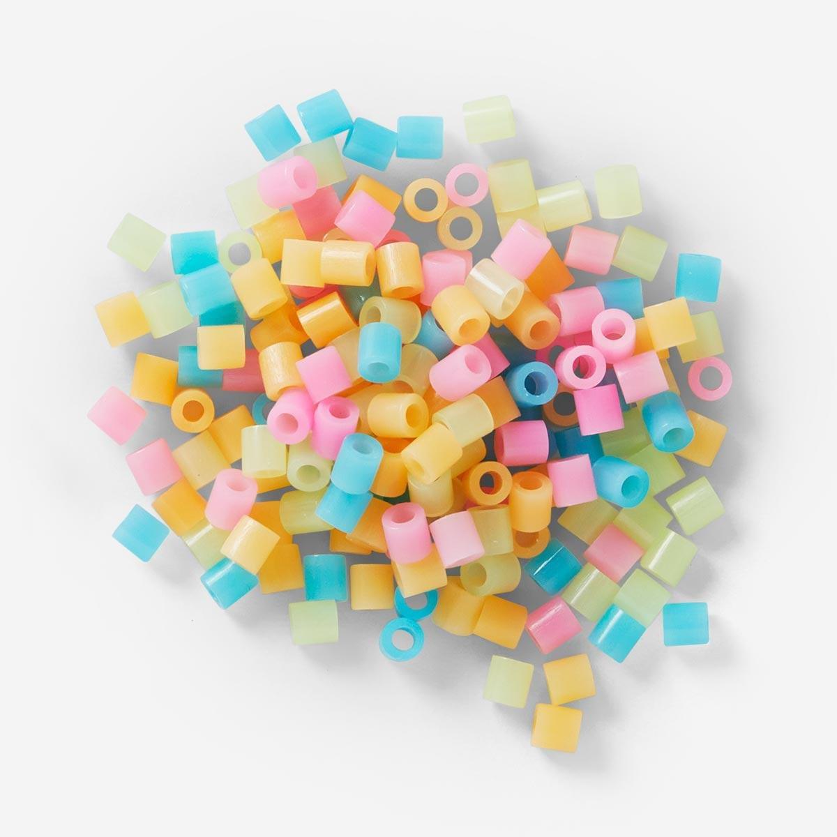 Multicolour Glow In The Dark Ironing Beads