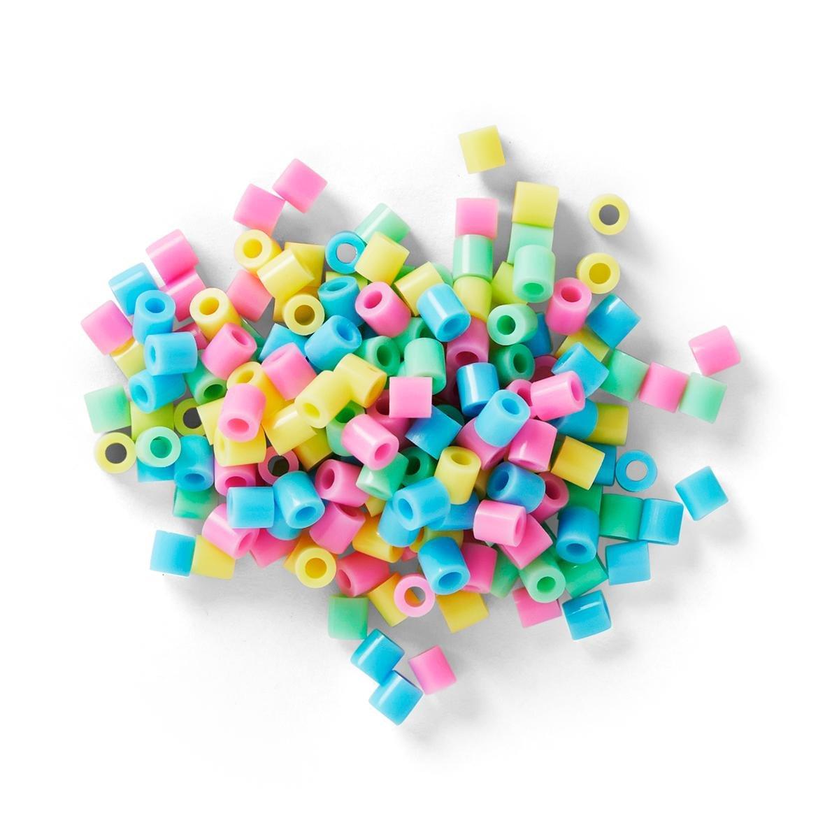 Multicolour pastel ironing beads